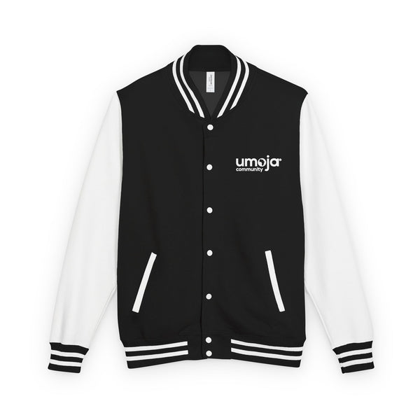 Umoja Letterman Jacket - Classic Black & White Varsity Jacket