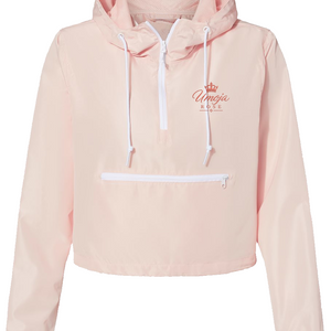 Umoja Rose Pullover Crop Windbreaker