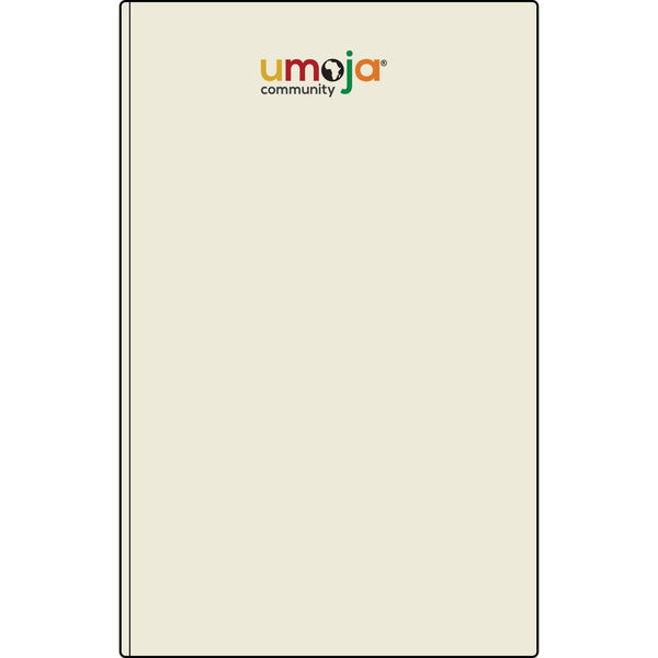 Umoja Vegan Leather Journal — Engraved Adinkra Sankofa Heart Notebook