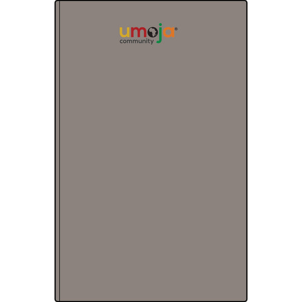 Umoja Vegan Leather Journal — Engraved Adinkra Sankofa Heart Notebook