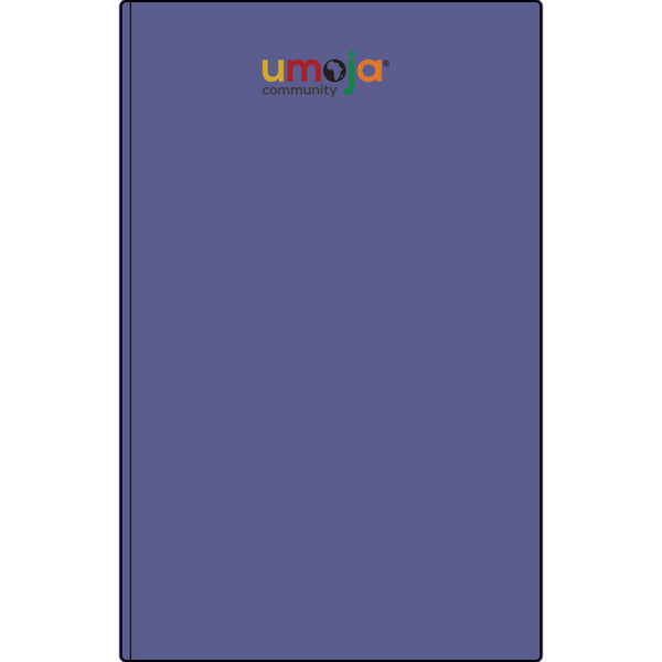 Umoja Vegan Leather Journal — Engraved Adinkra Sankofa Heart Notebook