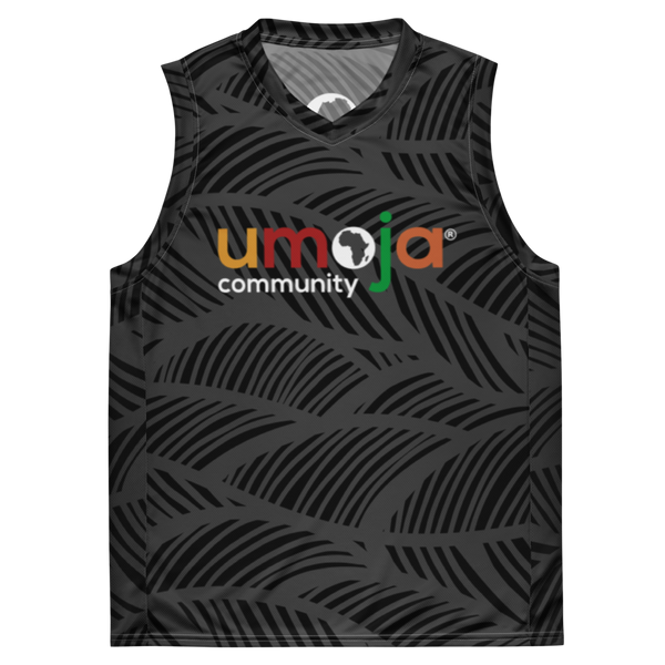 Black Unisex Basketball Jersey